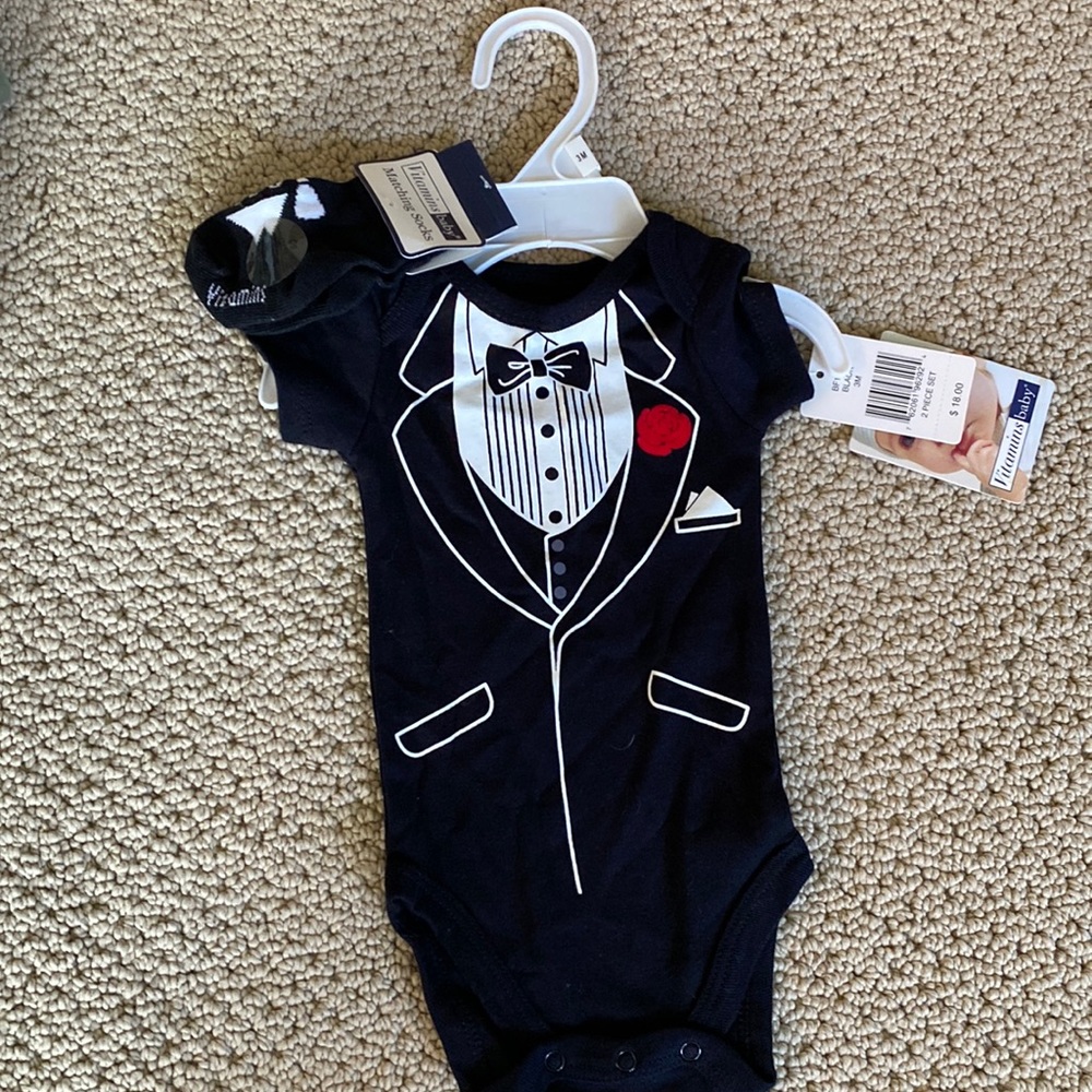 Baby Tuxedo 2 piece set